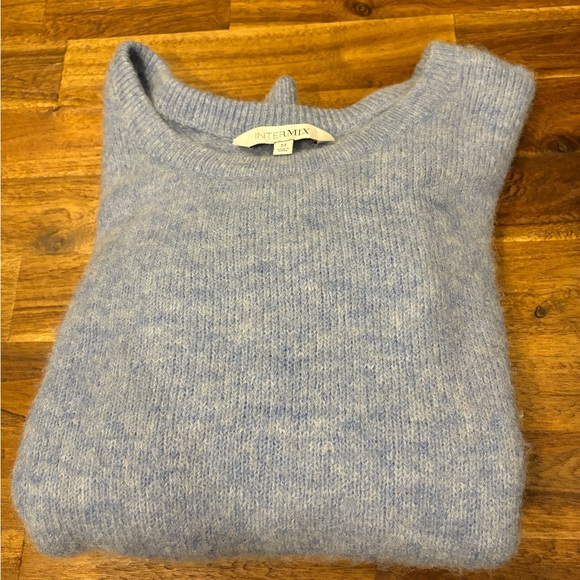 Light Blue Intermix Sweater - Picture 3 of 3